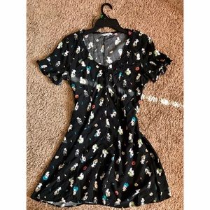 Black dress/vestido negro